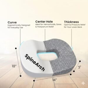 spinearch donut seating cushion (18x14x3) this price applicable only on 30 pc. moq