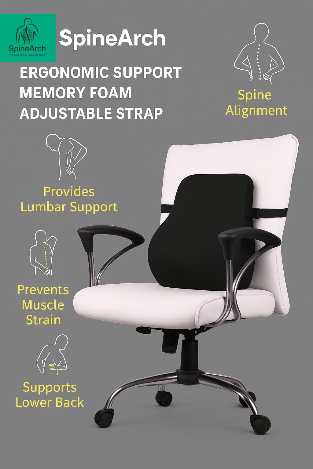 spinearch chair & car back rest pillow (18x14x5) this price applicable only on 30 pc. moq spinearch chair & car back rest pillow (18x14x5) this price applicable only on 30 pc. moq