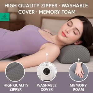 spinearch neck rest lumber support pillow full moon (9x8x4) this price applicable only on 30 pc. moq