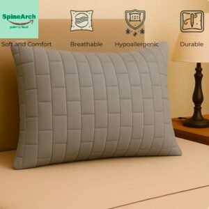 spinearch microfiber filling quilted pillow (17×27) green (copy)