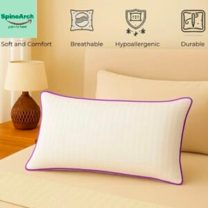 spinearch microfiber filling single pipin pillow (17x27) pink (copy)