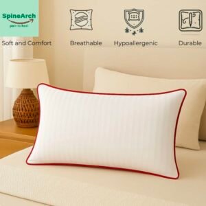 spinearch microfiber filling single pipin pillow (17x27) purple (copy)