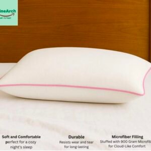 spinearch microfiber filling single pipin pillow (17x27) grey (copy)
