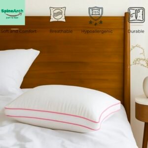 spinearch microfiber filling double pipin pillow (17x27) blue (copy) (copy)