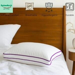 spinearch microfiber filling double pipin pillow (17x27) blue (copy)