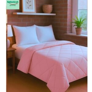 spinearch microfiber quilted comforter double bed (90x100) grey