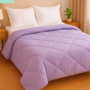 spinearch microfiber quilted comforter double bed (90x100) white (copy)