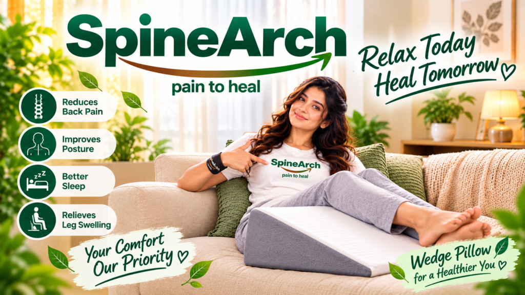 spinearch wedge pillow wellness banner