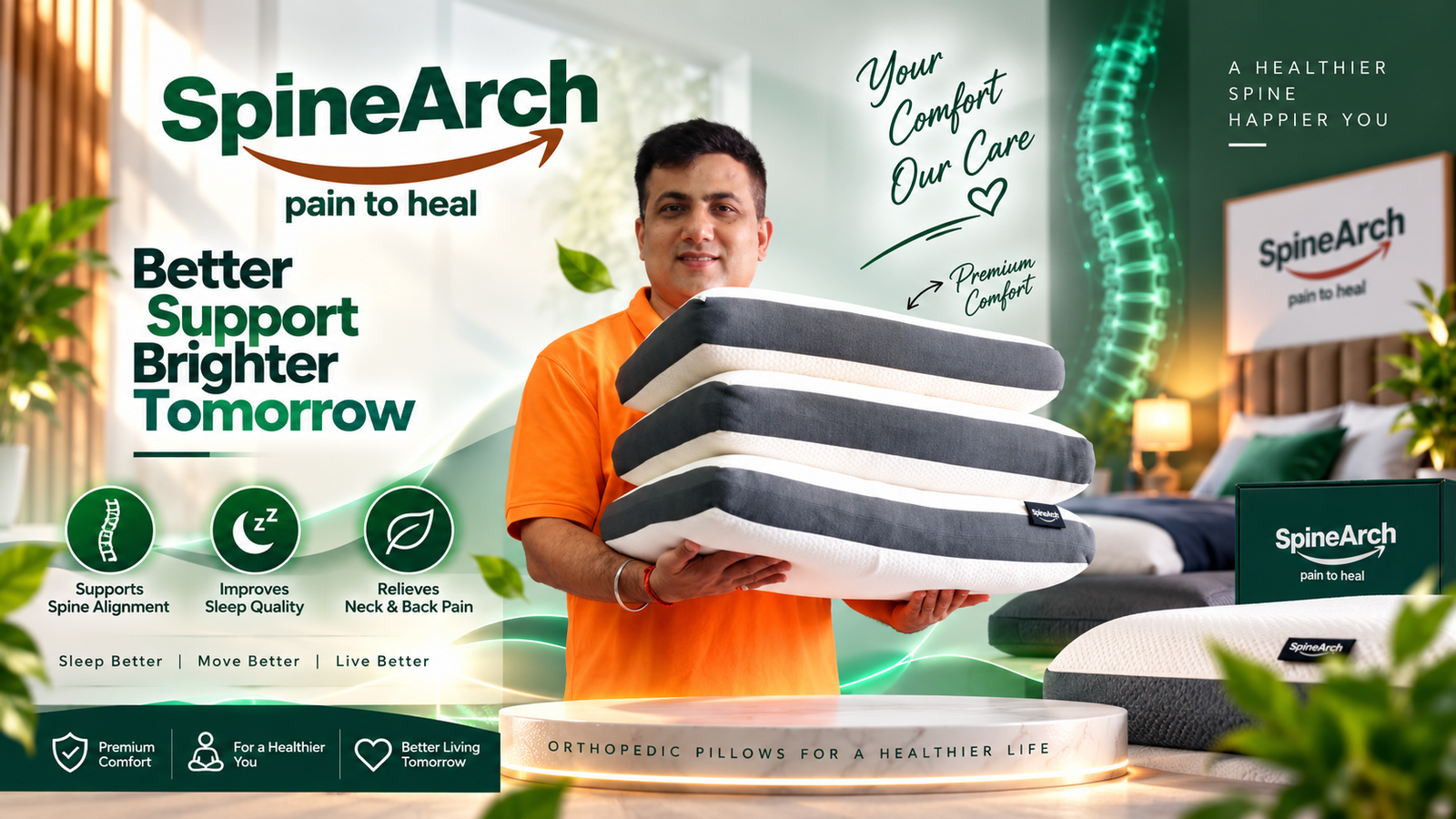 spinearch better support, brighter tomorrow